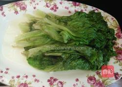 白灼金针菇生菜的做法图解1