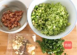 肉末蒜薹包菜打卤面的做法图解3