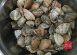 紫苏炒花甲的做法图解4