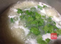 香菜瘦肉粥的做法图解7