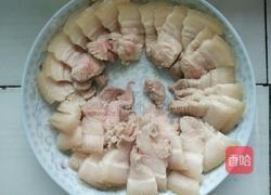 豆瓣酱炒五花肉的做法图解2