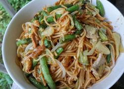 豆角炒面