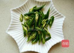 线椒炒鸭胗的做法图解4