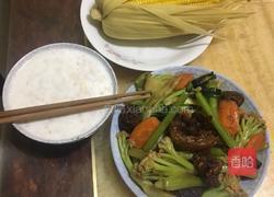 卤牛肉炒时蔬青菜的做法图解6