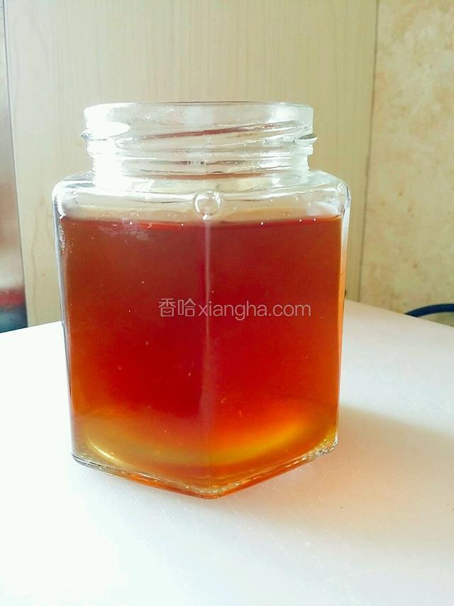 大约四小时后取出茶包弃之