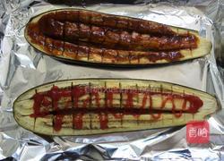鸳鸯烤茄子的做法图解8