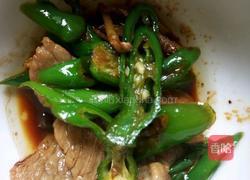 青椒炒肉片的做法图解5