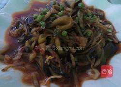 老屋私房菜 小鱼炒茄丝的做法图解6