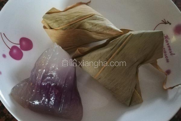 紫薯冰晶粽