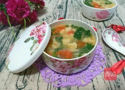 西红柿小白菜疙瘩汤的做法图解10