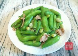 鲜蚕豆炒肉的做法图解8