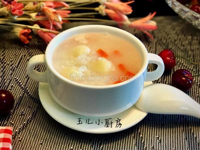 玉米丸子粥