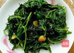 清炒红薯叶的做法图解4