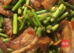 五花肉炒蒜苔的做法图解8