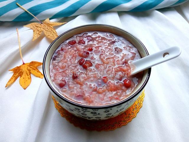 红豆大米粥