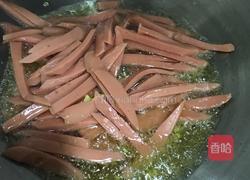 鸡蛋火腿炒饼的做法图解2