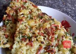 剩米饭鸡蛋饼的做法图解4