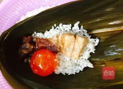 咸蛋肉粽子的做法图解5