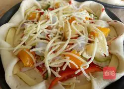 Illustration of how to make homemade fruit pizza 12