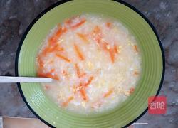 胡萝卜蛋花玉米粥的做法图解5