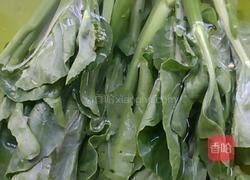 芥兰炒牛肉的做法图解1