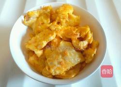 蚕豆炒鸡蛋的做法图解5