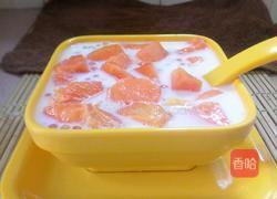 椰奶木瓜西米露的做法图解5