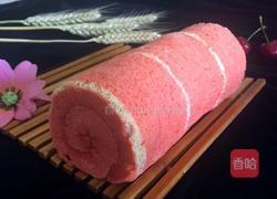 红丝绒条纹蛋糕卷的做法图解18