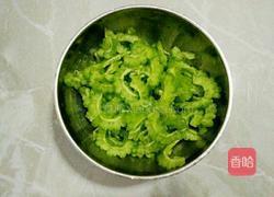 火腿拌苦瓜的做法图解5