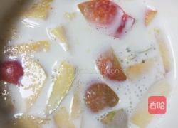 油桃炖牛奶的做法图解4