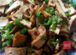 青椒炒豆腐干的做法图解5