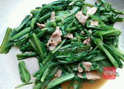 油麦菜炒肉的做法图解6