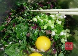 苋菜煎饼的做法图解1