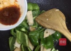 青椒炒肉卷的做法图解6
