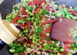 毛豆米炒肉丝的做法图解8