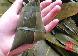 红豆黑米肉粽的做法图解7