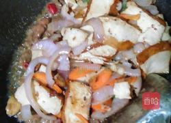 黑椒牛肉炒香干的做法图解8