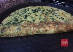 韭菜鸡蛋煎饼(电饼档模式)的做法图解9