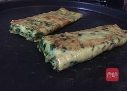 韭菜鸡蛋煎饼(电饼档模式)的做法图解10