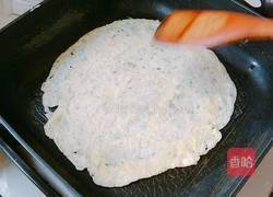 椒叶煎饼的做法图解3