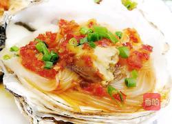 蒜蓉粉丝蒸生蚝的做法图解8