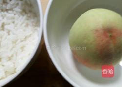 桃丝粥的做法图解1
