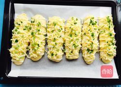 香葱芝士面包条的做法图解12