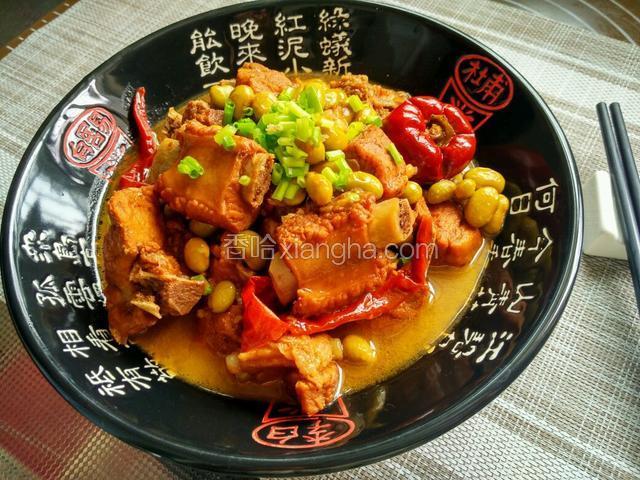 毛豆米烧排骨