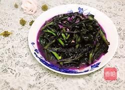 豆酱紫背天葵的做法图解7