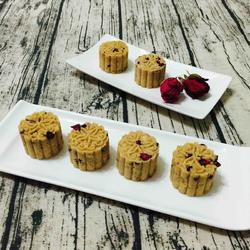 莲子泥玫瑰花饼糕的做法[图]
