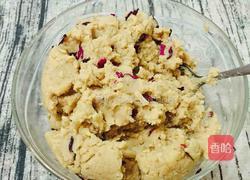 莲子泥玫瑰花饼糕的做法图解10