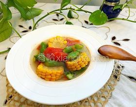 蘆筍玉米西紅柿湯