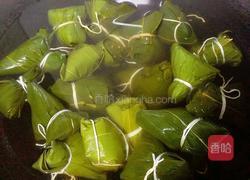 杂豆咸黄肉粽的做法图解9