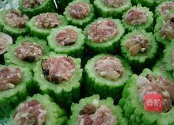 苦瓜酿糯米肉的做法图解5